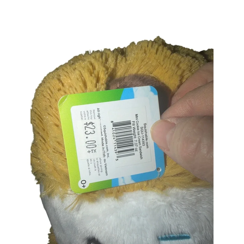 Squishables Mini Comfort Food Cookie‎ Ice Cream Sandwich Plush Toy New